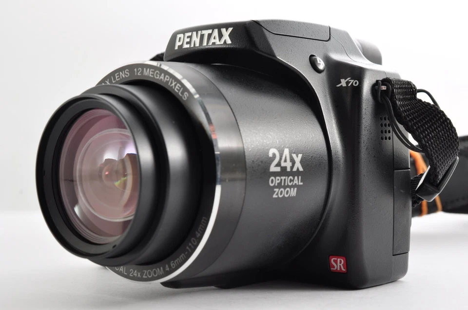 Pentax Optio X70 12.0MP Black  [Near Mint/C] Japan / 0712D#5 - Image 2 of 4