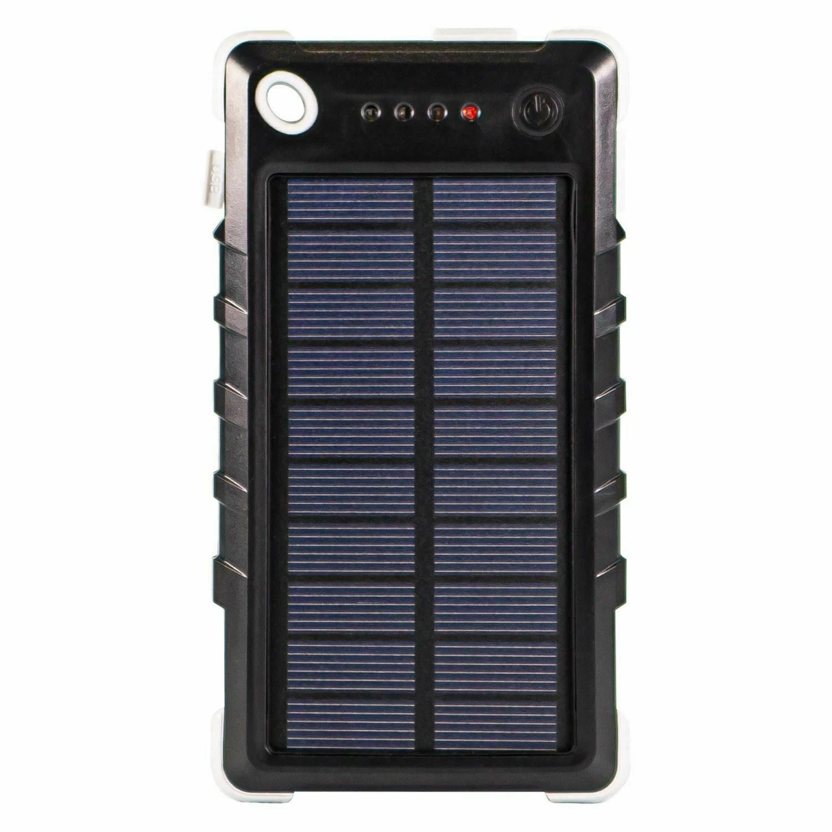 Solar power bank battery outlet