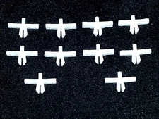 Body Belt Side Molding Moulding Rivet Trim Clip Clips Fits Chrysler Jeep 10pcs I