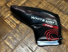 Odyssey White HOT PRO Blade putter Golf head cover Black Red