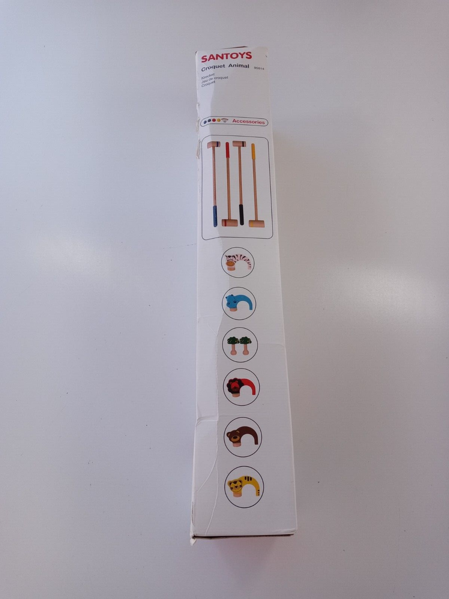 SANTOYS Croquet Animals For Children Ages 4+ Made in Thailand 95614 | eBay