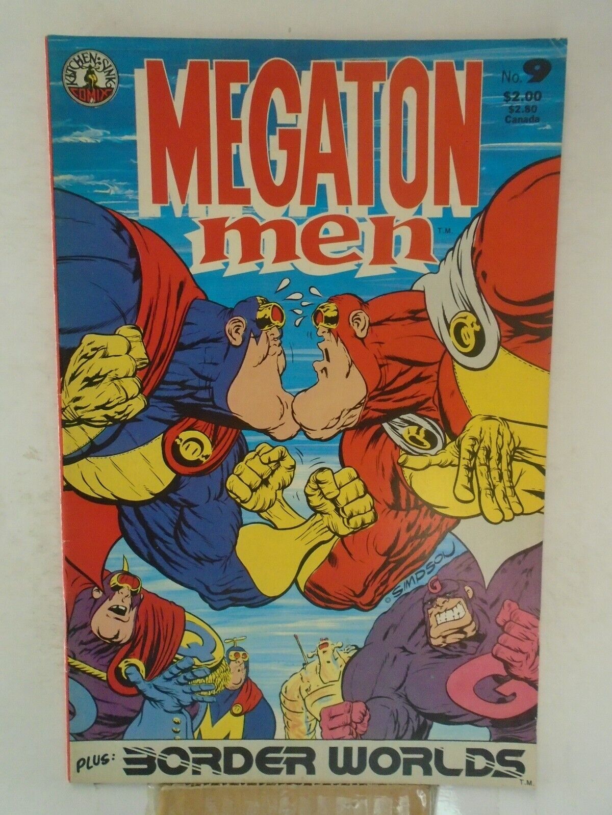 MEGATON MAN #9 (1986) Russian Megaton Man, Don Simpson, Kitchen Sink Press