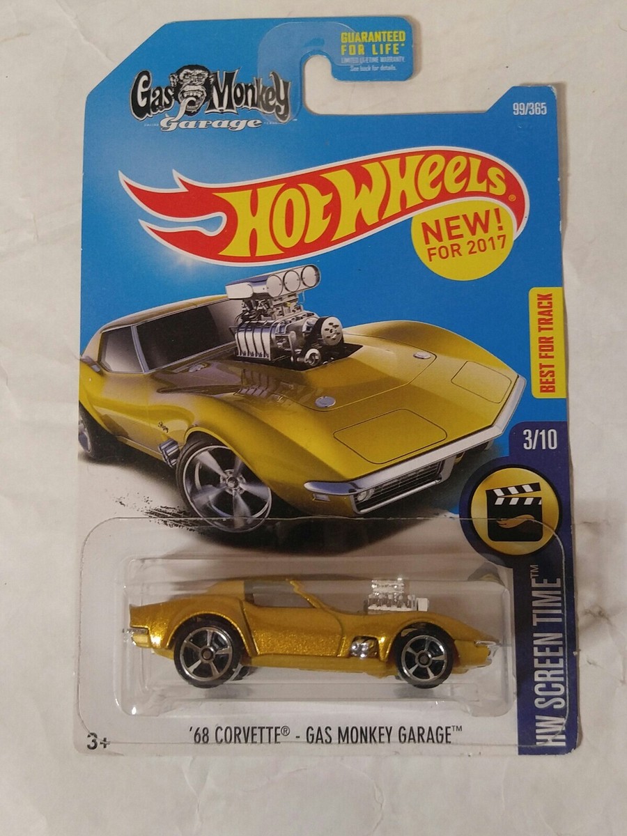 ミニカー Hot Wheels Gas Monkey Garage &#39;68 Corvette Hw Screen Time Series GMG dwos6rj Amazon.com: Hot Wheels 2017 HW Screen Time '68 Corvette Gas