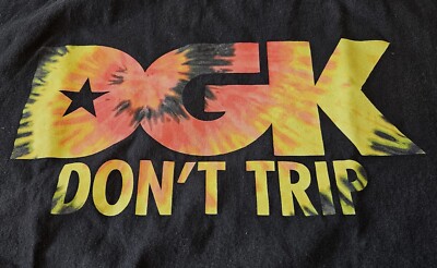 DGK Don t Trip T-Shirt, Black, Size Medium