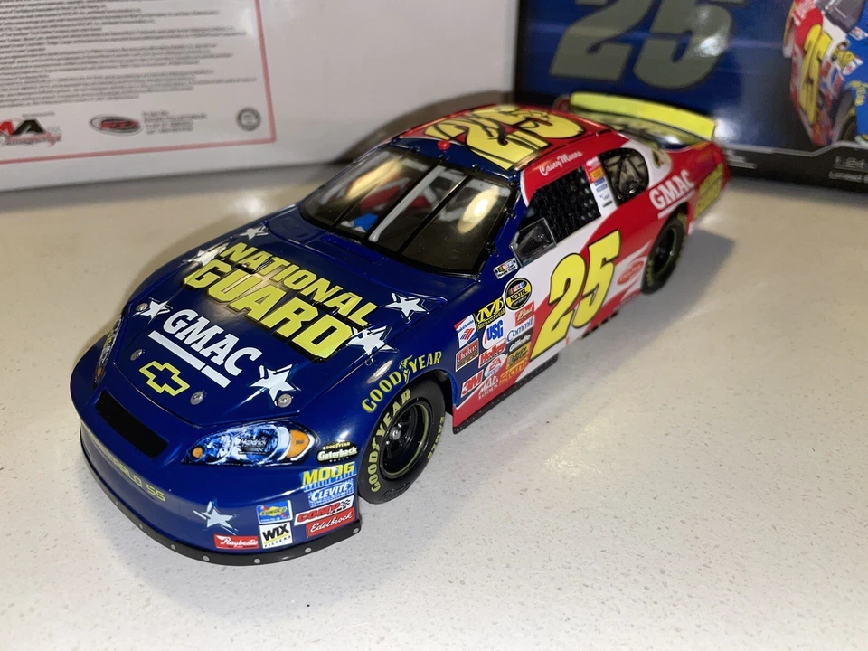 #25 Casey Mears AUTOGRAPHED National Guard 2007 Monte Carlo 1:24 SCALE - Image 2 of 4