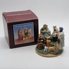 Vintage Small Nativity Figure Christmas Manger Porcelain Ceramic 3"H