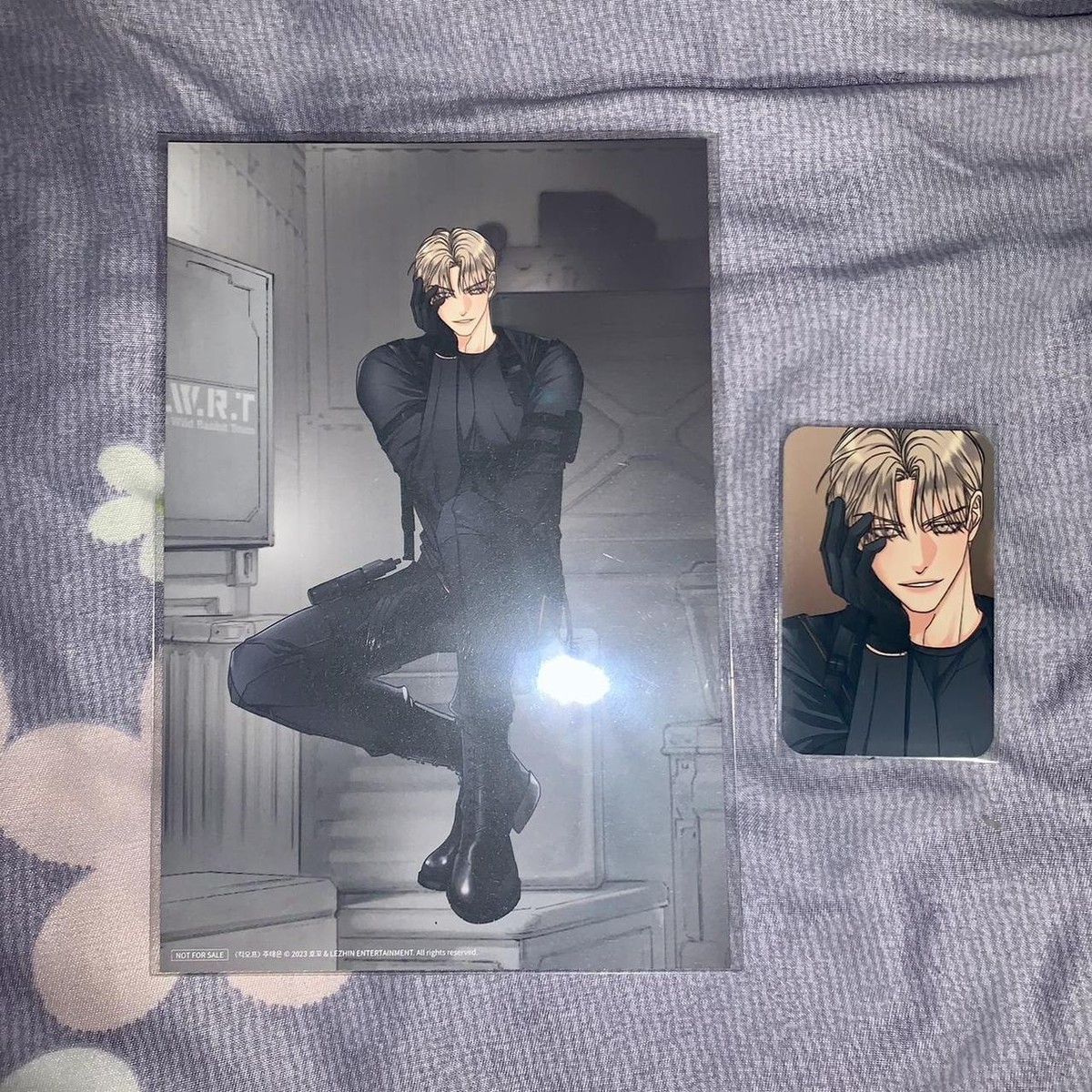 韓国BL LENZHIN 2023 カレンダー BL Manhwa Lezhin 2023 Season's Greeting Calendar Black Rabbit