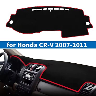 for Honda CRV CR-V III MK3 2007 -2011 Car Dashboard Pad Dash Mat Dashmat LHD RED