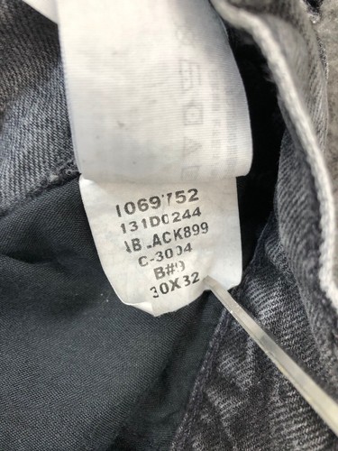 Abercrombie Fitch Jeans Mens 30x32 (30x29) Black Carpenter Double Knee Faded Y2K - Picture 8 of 20