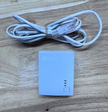 One TP-LINK AV600 Gigabit Powerline Adapter Kit TL-PA6010KIT White With Cable