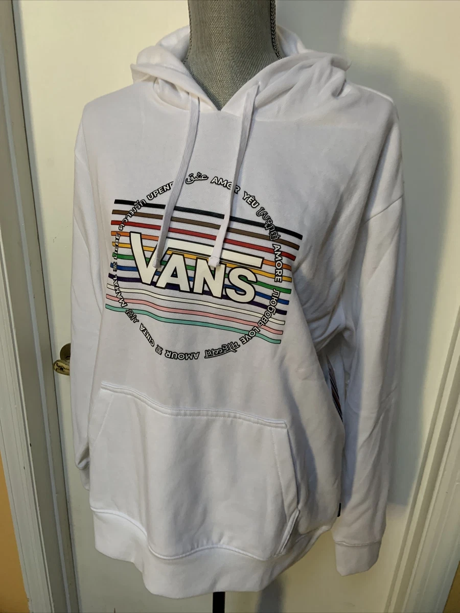 vans ladies pride hoodie sweatshirt size medium | eBay