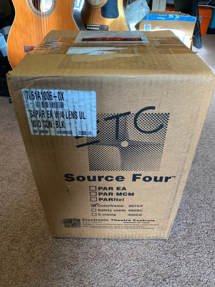 ETC Source Four 4 Par Stage Light S4 Black Pigtail 7061A1006-0X - Image 4 of 4