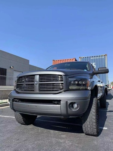 AlphaRex NOVA For 2006-2008 Dodge Ram LED Projector Headlights Lamps Alpha Black - Picture 4 of 18