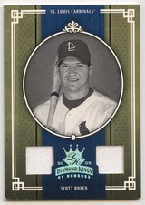 2005 Donruss Diamond Kings #210 Scott Rolen Materials Platinum 1/1