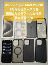 iPhone 15 Pro Max 256GB with Case & Screen Protector, 89% Battery Used From Japa
