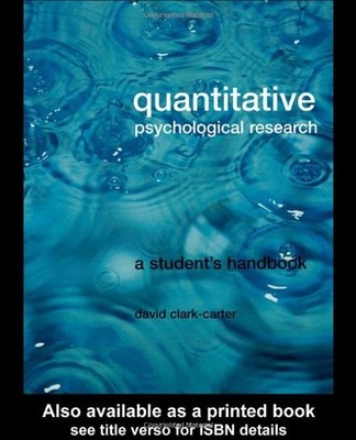 Quantitative Psychological Research: The Complete Student's Comp