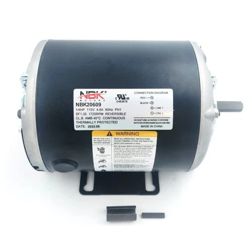 NBK-20609 FAN MOTOR (SELF COOLED) 115V, 1/4HP, 1725 RPM