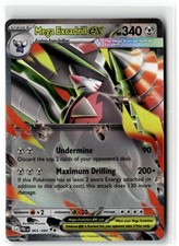 Pokemon Mega Excadrill ex 065/084 Pitch Black Doppia Rara Carta Holo 2026