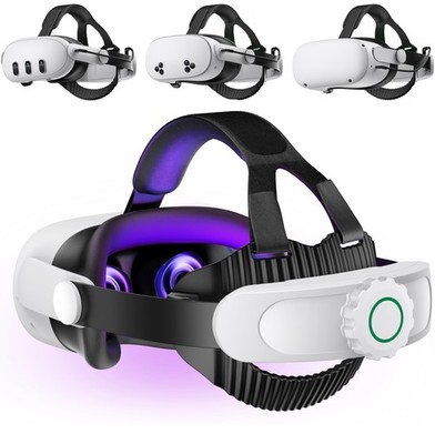 Head Strap for Quest 3/Quest 2, Enhanced Comfort Support VR Headset Accessory