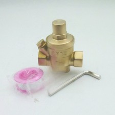 1/2'' DN15 BSP Brass Water Pressure Reducing Valve W/ Gauge Flow Adjustable NE 