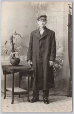 Man Portrait Real Photo Postcard RPPC