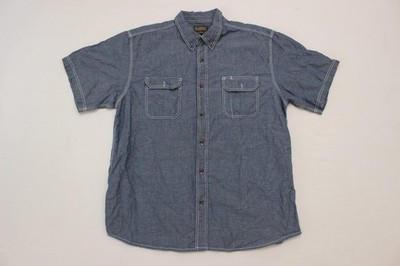 Schmidt Workwear men sz XL button down long sleeve collared shirt