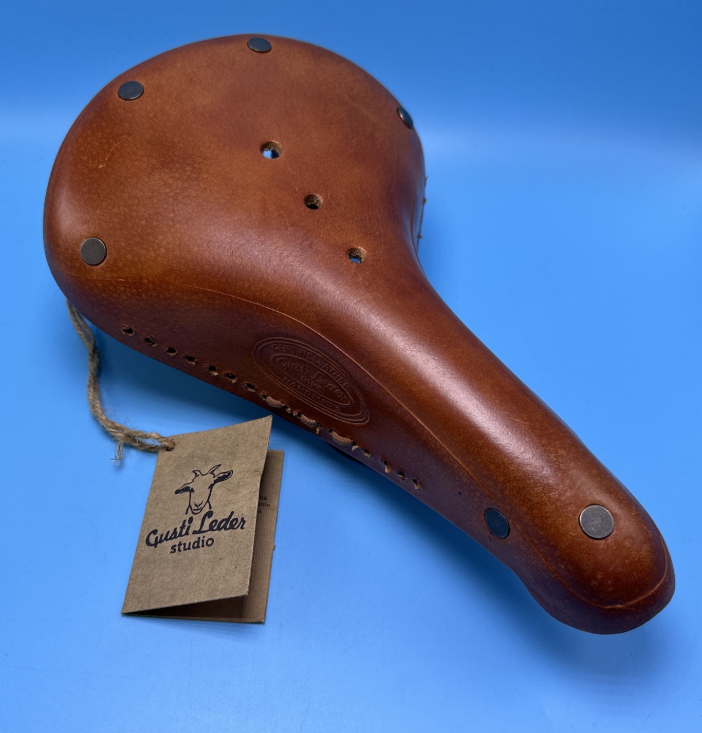 (New) Gusti Leder Leather bicycle Seat BRAND NEW (58.99 USD)