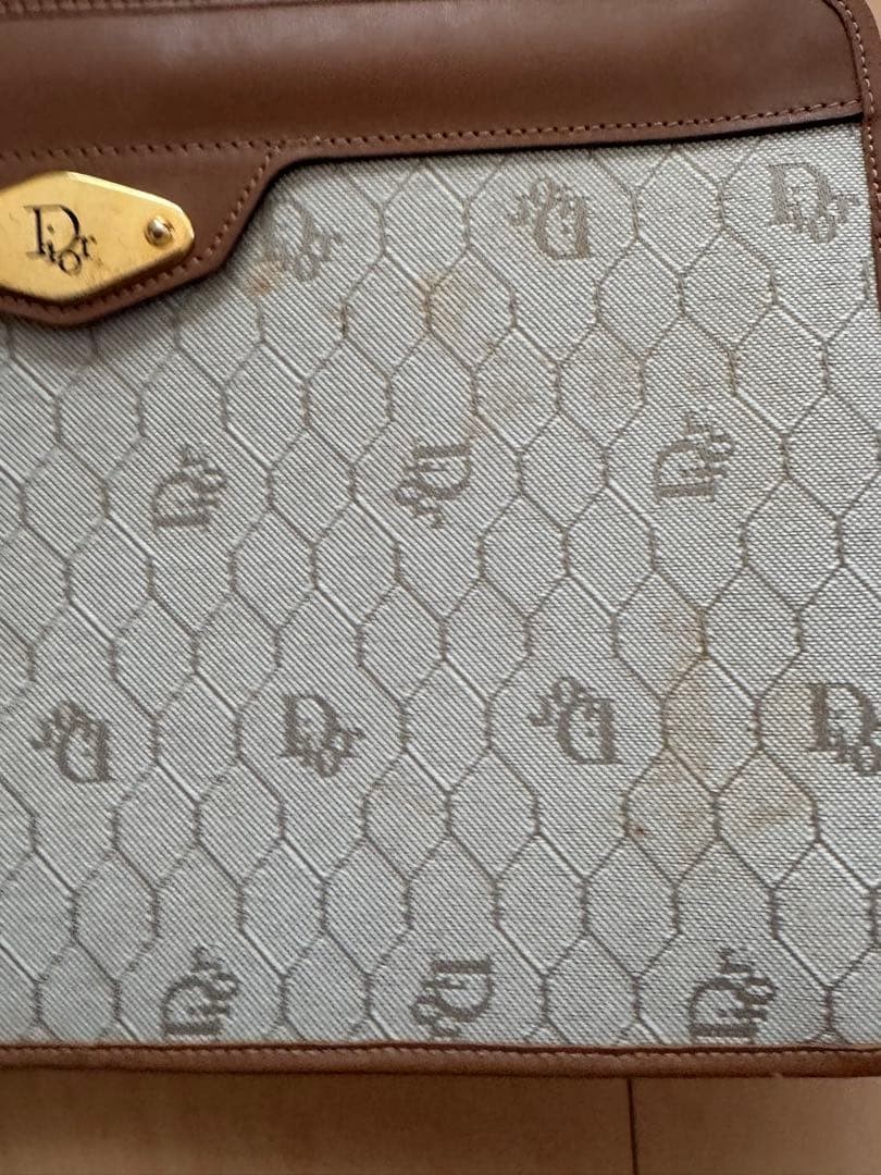 Christian Dior Clutch Bag Used Damaged Black Elegant Designer Handbag thumbnail 2