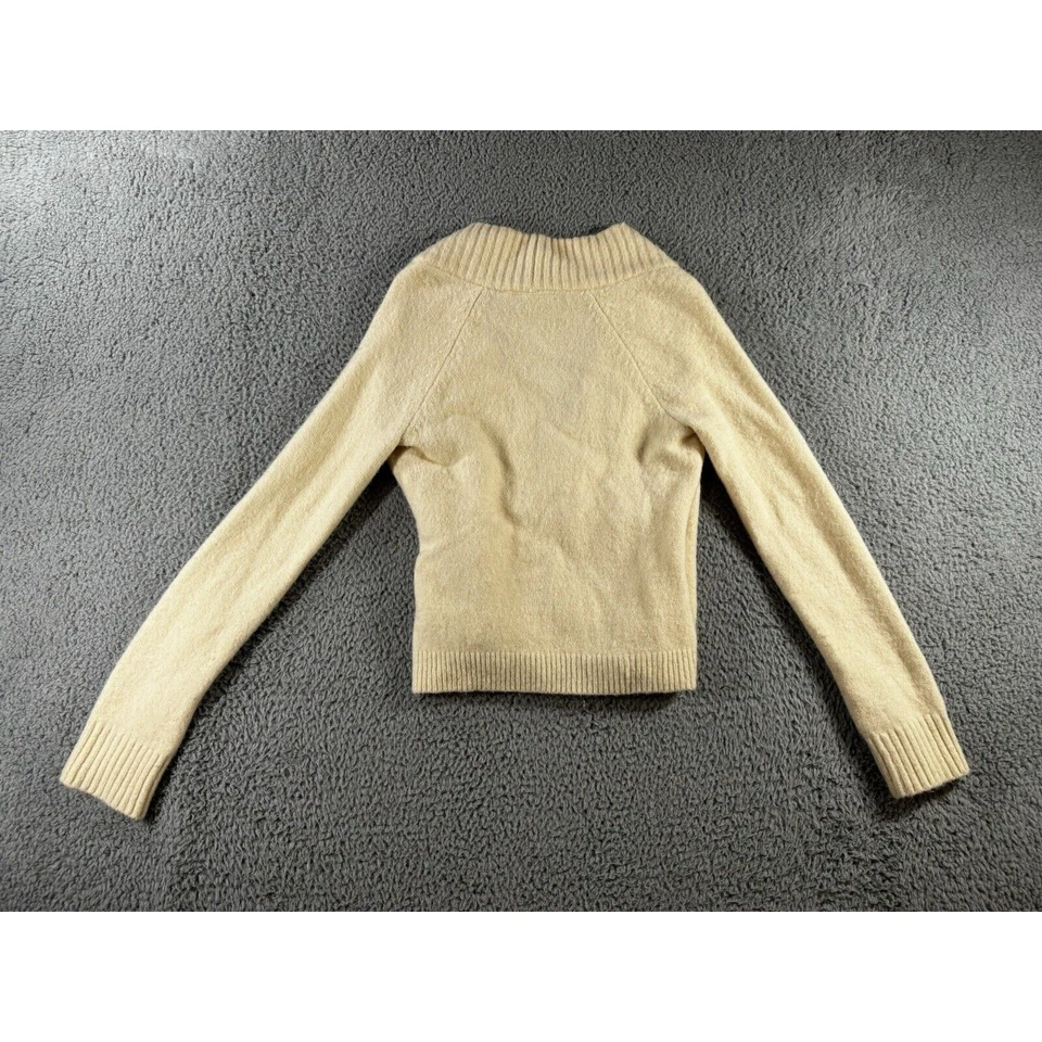 Suéter Anthropologie Mujer XS Envolvente Cuello en V Lana Merino Manga Larga Foto 2 de 4