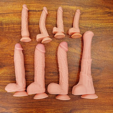 Dildo Men Gay Anal Realistic Dong Dildo Penis Suction Cup Cock Veined Sex Toys