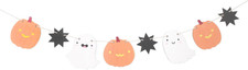 Halloween Pumpkin Ghosts Party Decorations Banner  Halloween Ghost Banners for Ou