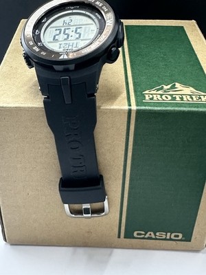 Casio Men's Pro Trek PRG 330 Solar Quartz Triple Sensor Watch With