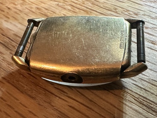 Elgin DeLuxe 10K Gold Filled Tank Watch Wadsworth Case 558 17J – Parts/Repair - Picture 14 of 14
