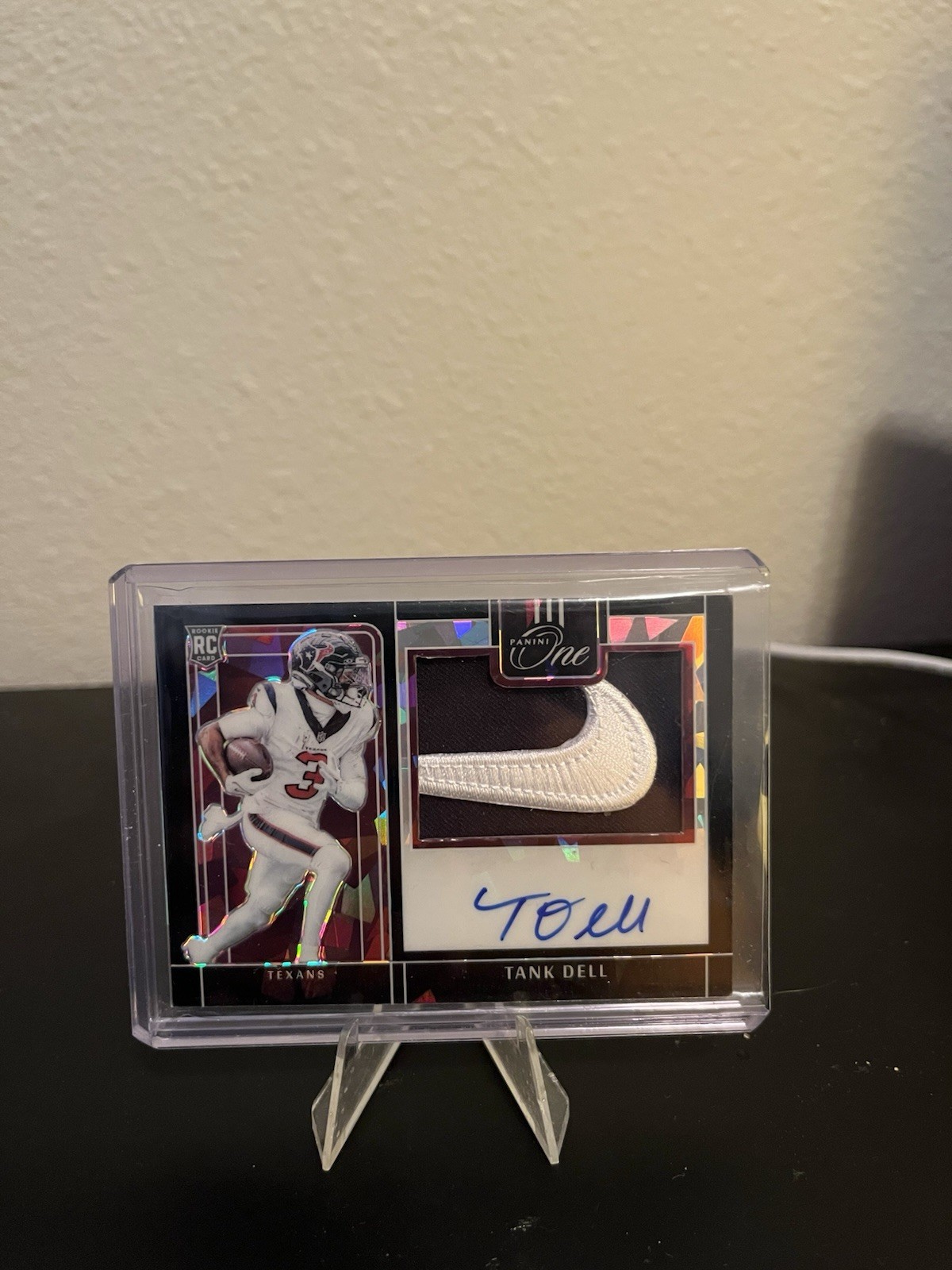 2023 Panini One Tank Dell Rookie /5 NUMBERED TEXANS RC PATCH AUTO RPA