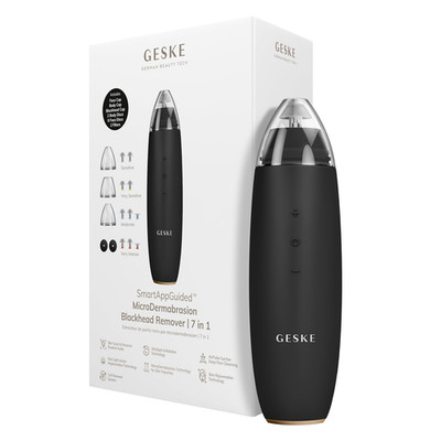 GESKE | Smartappguided  Microdermabrasion Blackhead Remover | 7 in 1 Mitesserent