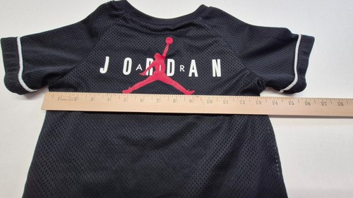 Nike Air Jordan Kinder Schwarz Trikot Logo Sport Basketball Shirt Gr. 4T - Bild 12 von 13
