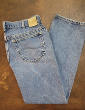 Vintage Lee Jeans Mens 38x30 Blue Y2K Straight Leg Classic Light Wash 2055540