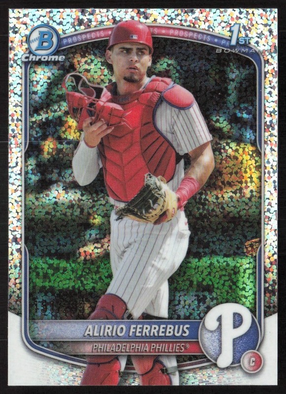 2025 Bowman Chrome Sparkle Refractor 151/299 Alirio Ferrebus #BCP-198 GS1