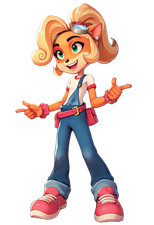 Coco Bandicoot Vinyl Car Decal Sticker 7" Weatherproof