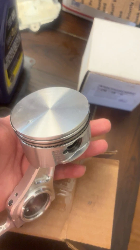 Varilla de conexión Predator 212 Billet y pistón de tapa plana Foto 3 de 3