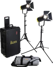 Ikan Helia HF150 Fresnel Bicolor Studio Light 2-point Kit