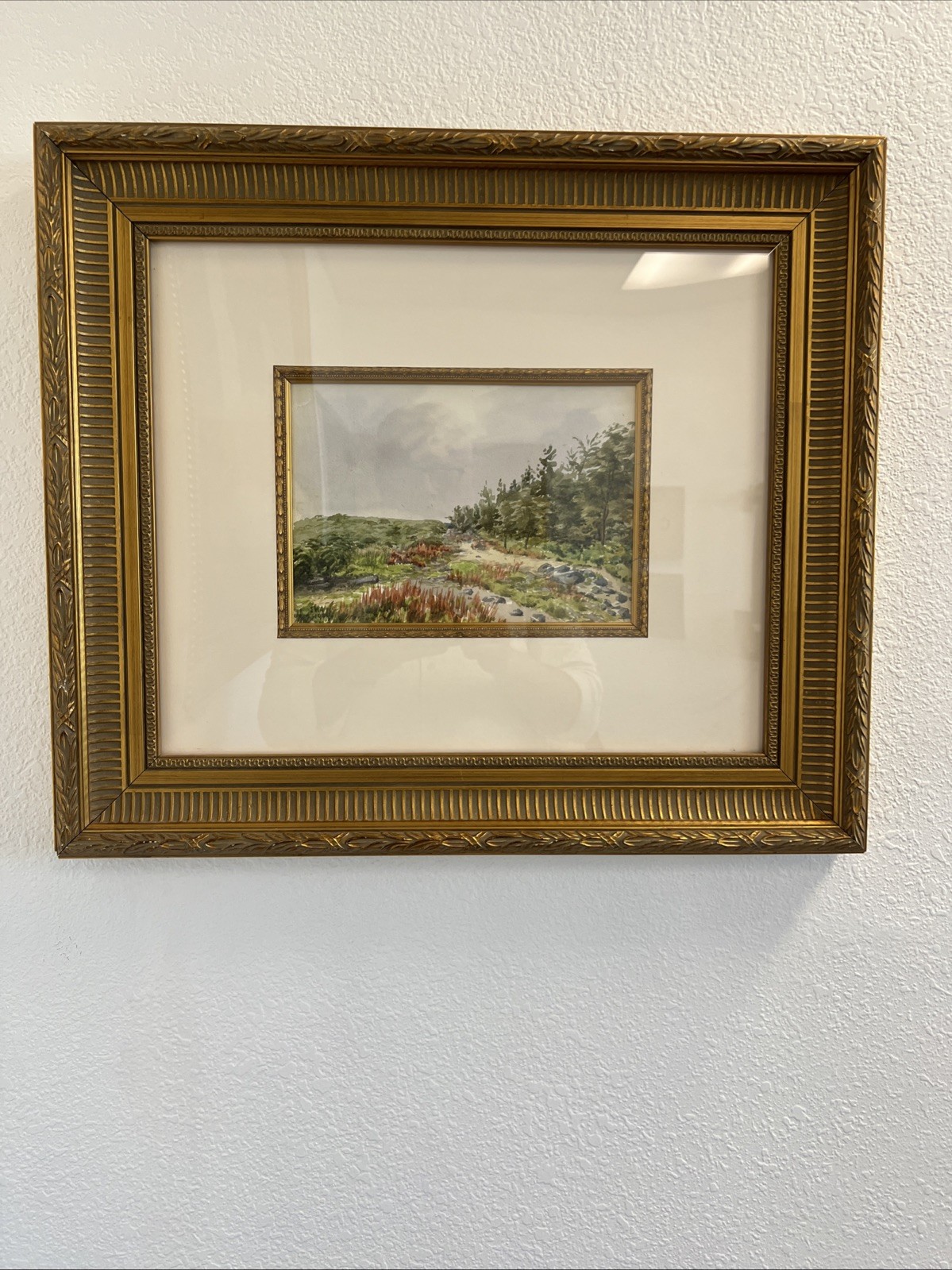 Joseph William Acworth (1870-1931) Watercolor On Paper Signed And Dated COA