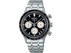 Seiko Selection SBTR055 Quartz Chronograph Black Dial Men's Watch New