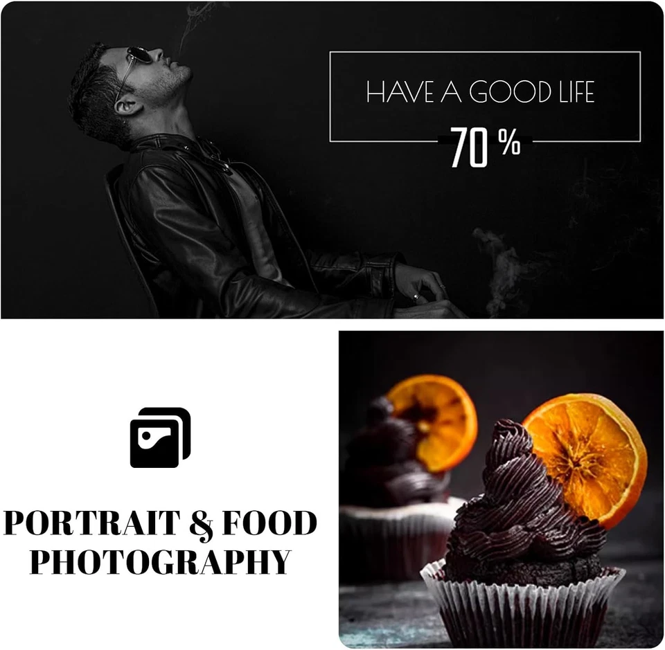 Fondo de fondo negro de 10 x 10 pies para fotografía, fondo de tela fotográfica Sc Foto 2 de 4