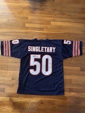 Mike Singletary Chicago Bears Autographed Jersey #50 Navy BAS