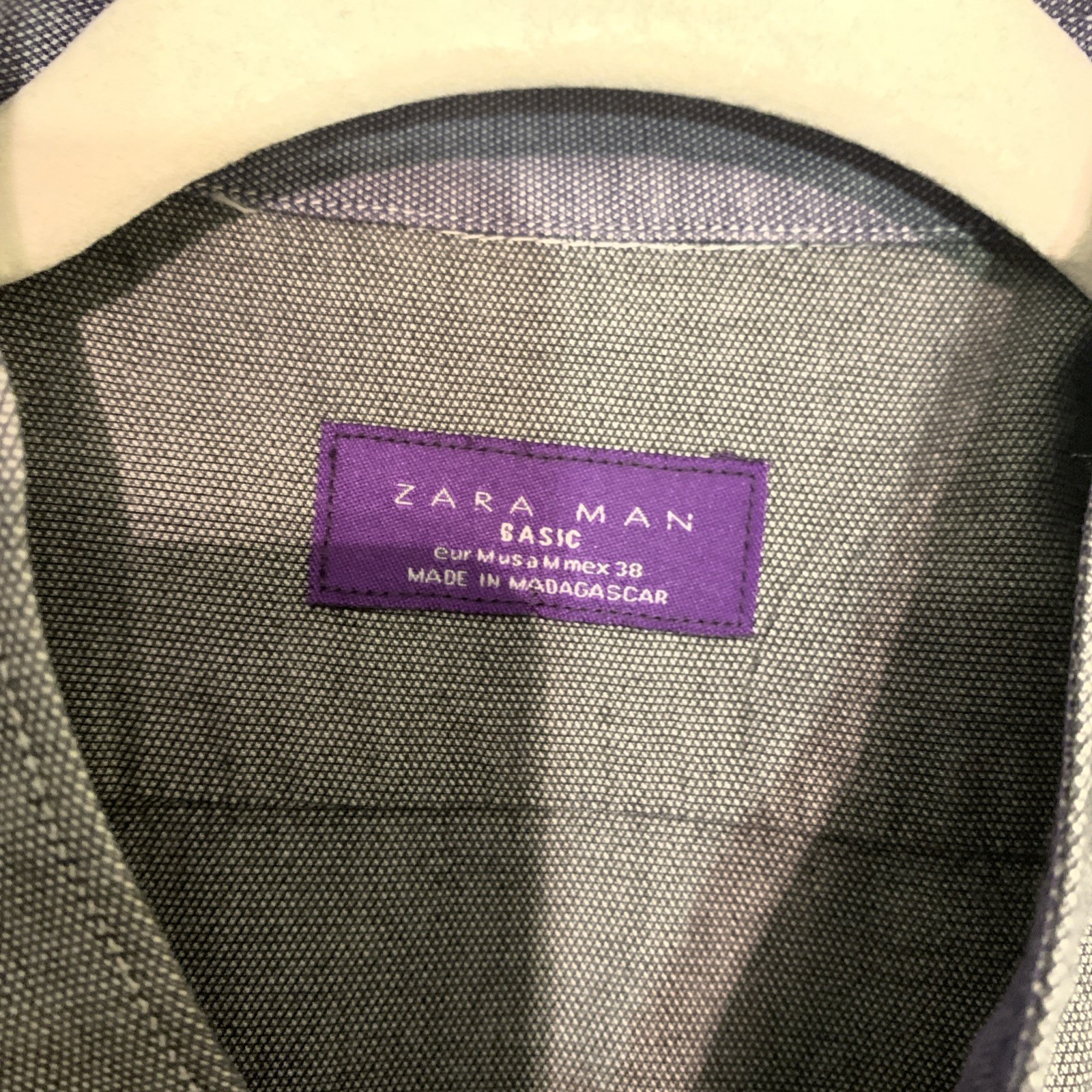 Zara Man  Basic Collarless Men’s Button Up Casual… - image 9