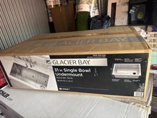 Glacier Bay Tight Radius 31" Undermount Sgl Bowl 18 Gauge Stainless Steel Sink