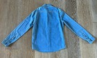 Abercrombie Boys Blue Denim 100% Cotton Button Down Shirt Size L EUC — photo 6