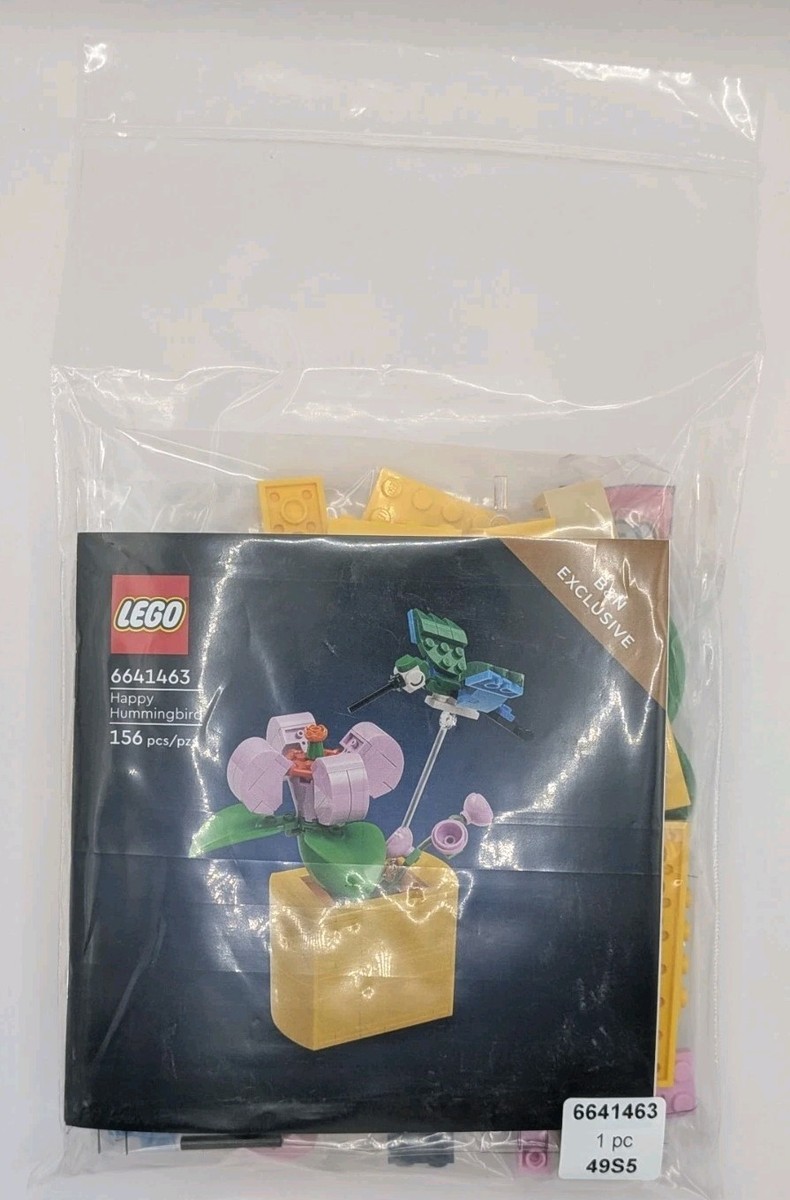 NEW LEGO 6641463 HAPPY HUMMINGBIRD Barnes and Noble Flower