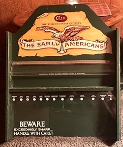 Vintage Case Knife Display Case